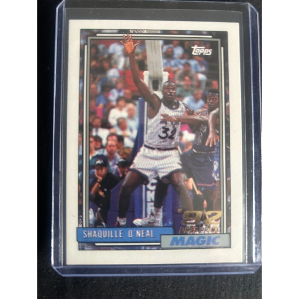 1992 Topps gold shaquille o'neal rookie set break nr-mt or better hof lakers